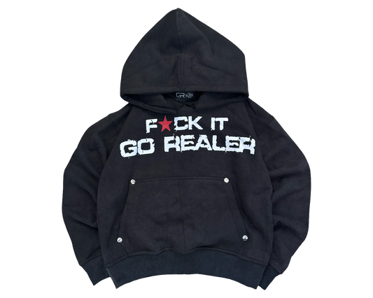 FCK IT CLASSIC CHARCO HOODIE